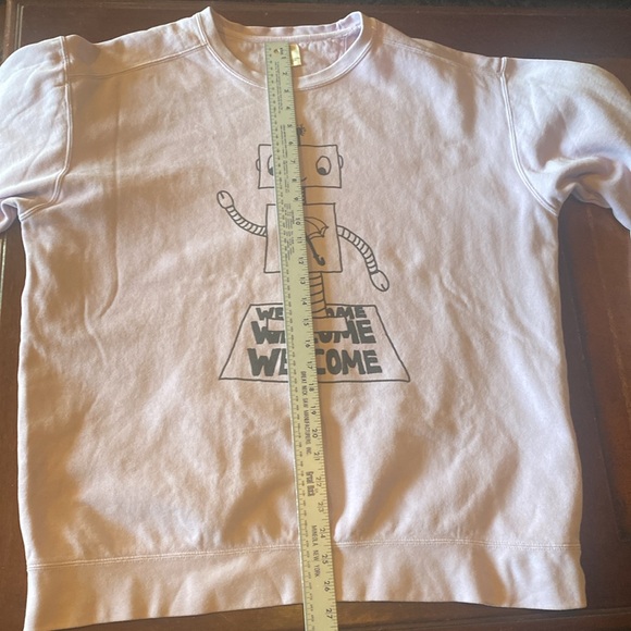 🤖 💟Armchair Expert Robot Sweatshirt (Limited Edition) - lilac size large - Picture 7 of 7